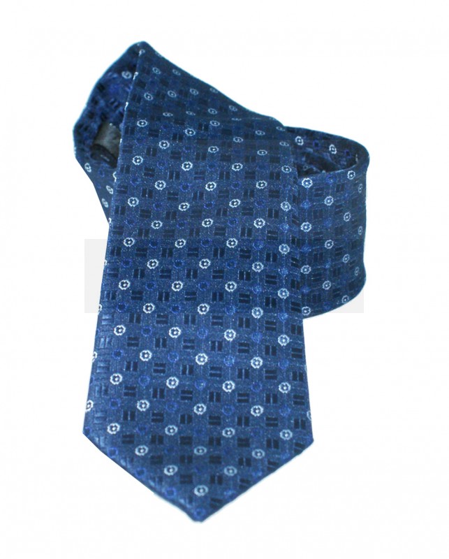                  NM slim nyakkendő - Kék mintás