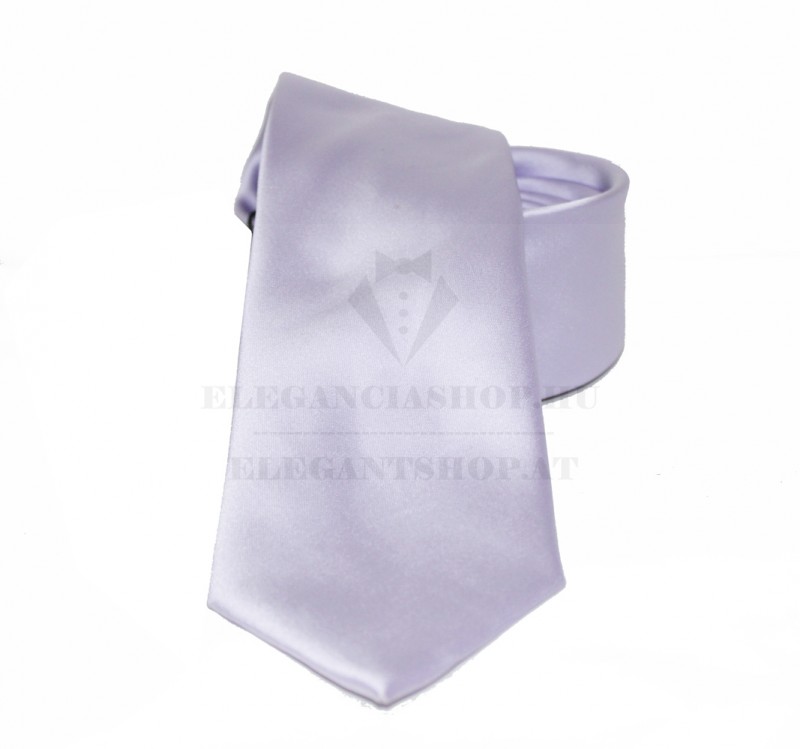            NM szatén nyakkendő - Halványlila