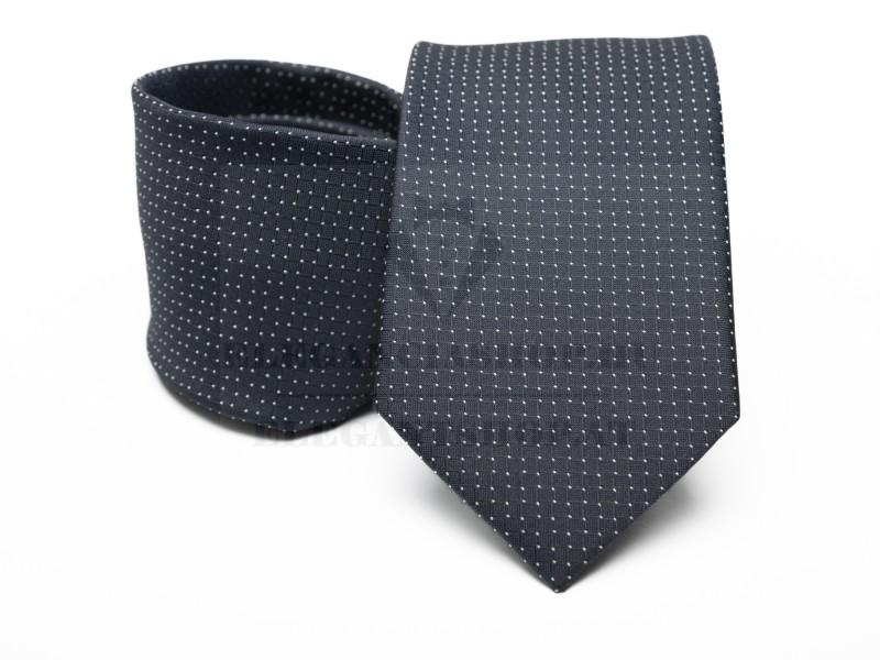    Prémium nyakkendő -  Kékesszürke aprókockás
