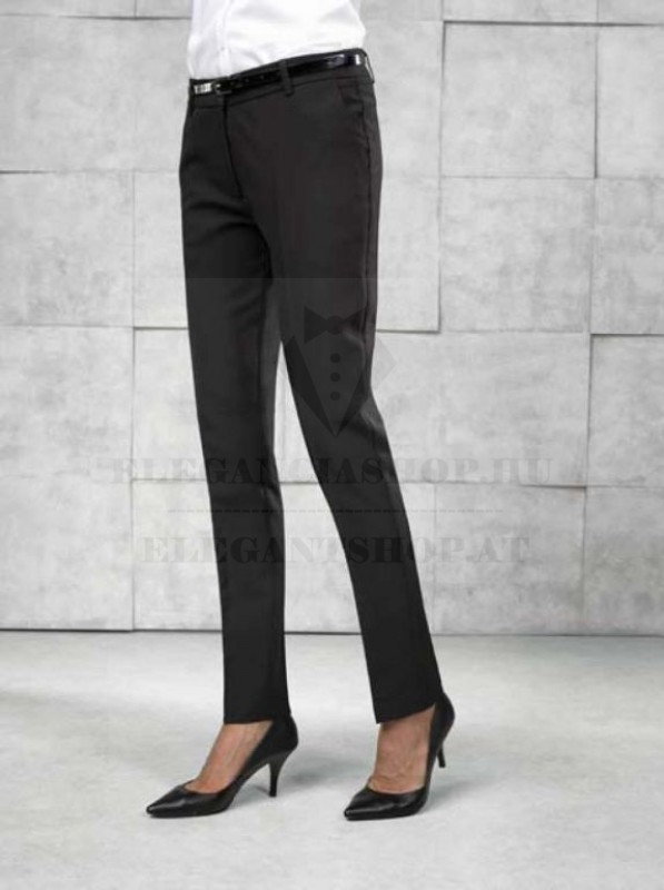                                   Női extra hosszú szövetnadrág - Fekete Női nadrág,szoknya
