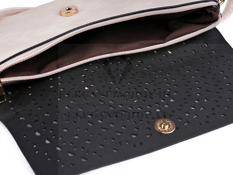                   Táska vágott mintával - 16x26 cm Női táska, pénztárca, öv