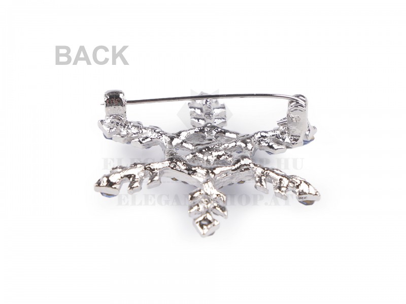 Bross hópihe csiszolt kövekkel Kitűzők, Brossok