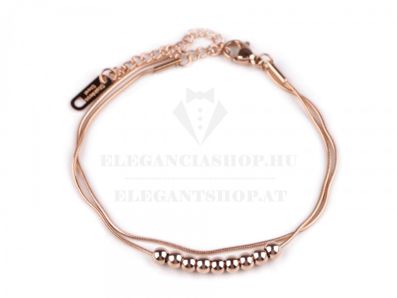 Dupla karkötő rozsdamentes acél Ékszer, hajdísz Dupla karkötő rozsdamentes acél Ékszer, hajdísz