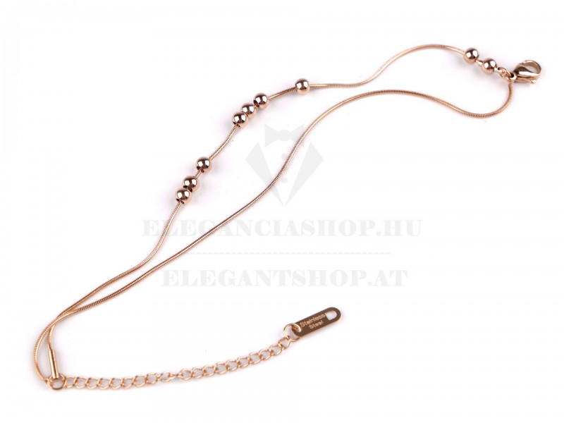 Dupla karkötő rozsdamentes acél Ékszer, hajdísz Dupla karkötő rozsdamentes acél Ékszer, hajdísz