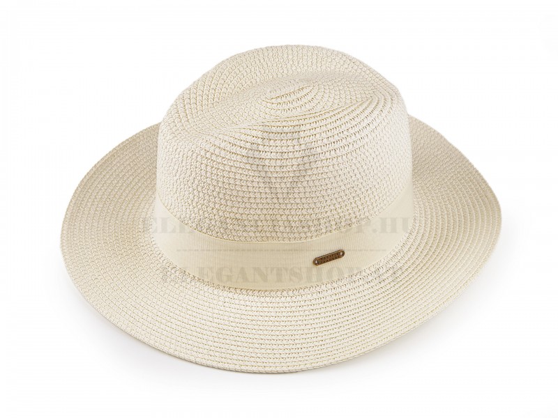 Nyári szalmakalap unisex - Ecru Unusex termék