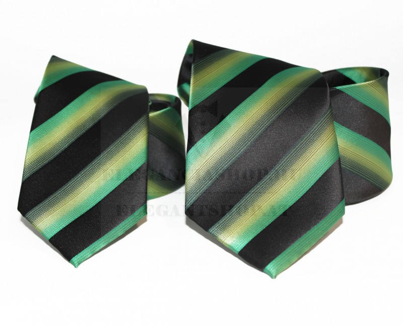      NM apa-fia nyakkendő szett - Lila csíkos Apa-fia szett