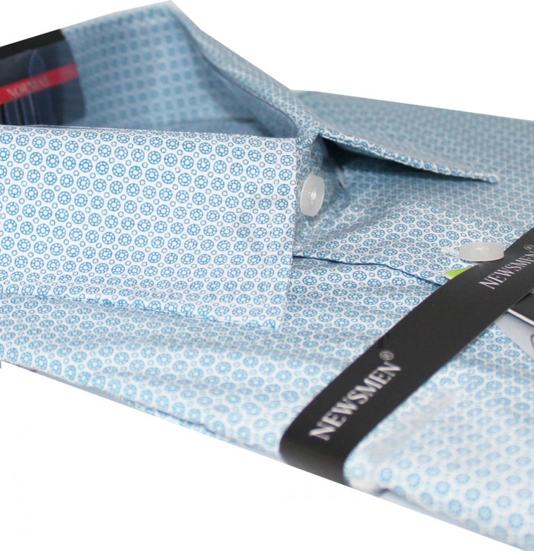 Newsmen elasztikus r.u normál fit ing - Kék mintás Mintás ing Newsmen elasztikus r.u normál fit ing - Kék mintás Mintás ing