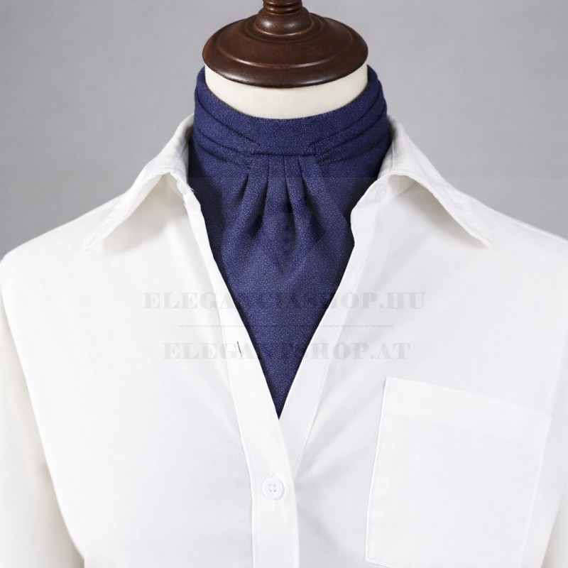 Goldenland ascot nyaksál - Kék mintás Goldenland ascot nyaksál - Kék mintás
