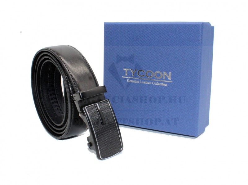 Tycoon férfi bőr öv - Fekete Férfi öv, ékszer Tycoon férfi bőr öv - Fekete Férfi öv, ékszer