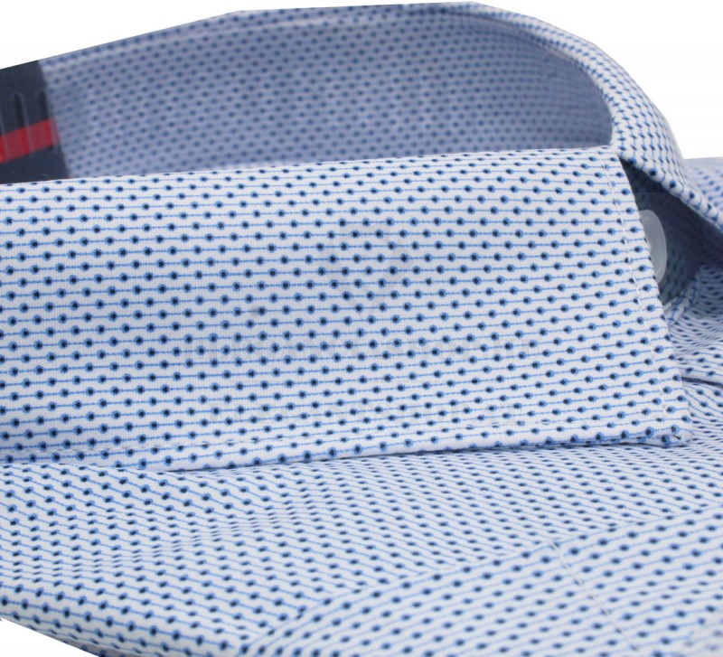 NM elasztikus extra r.u ing - Kék aprómintás Extra méret NM elasztikus extra r.u ing - Kék aprómintás Extra méret