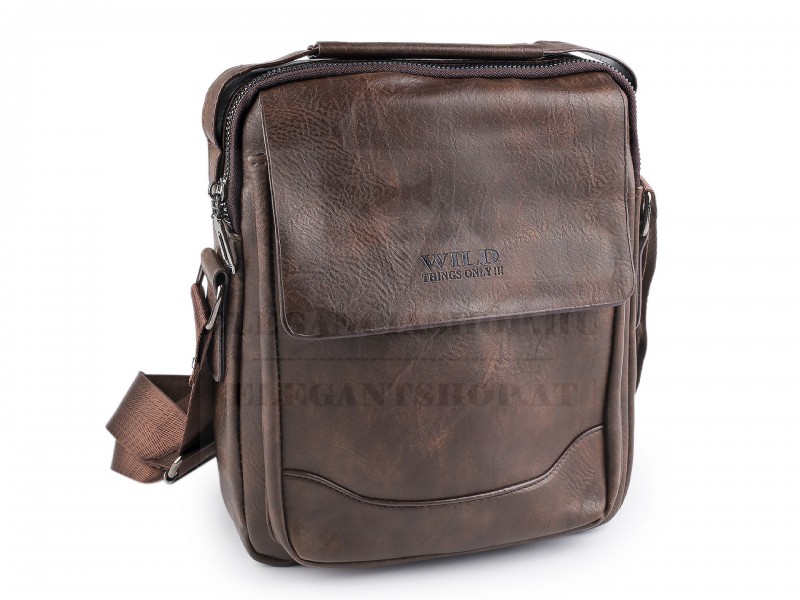                                     Férfi oldaltáska crossbody - 21 x 25 cm Férfi táska, pénztárca