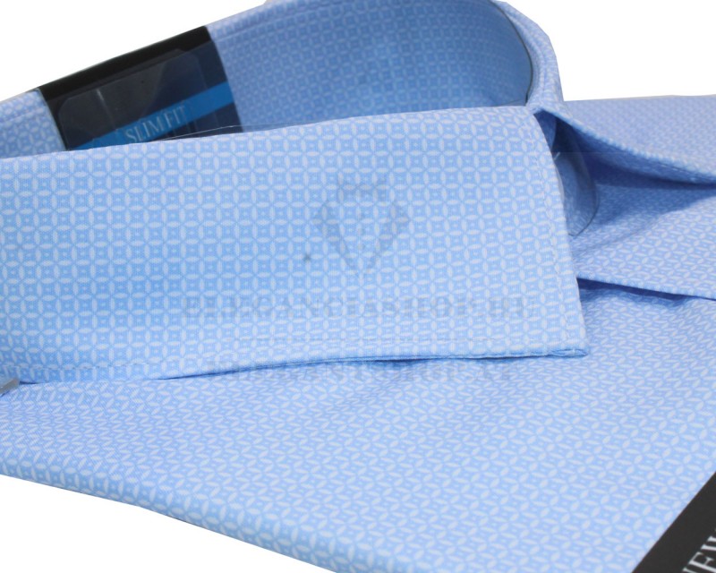 NM h.u slim fit elasztikus ing - Kék mintás Hosszúujjú ing NM h.u slim fit elasztikus ing - Kék mintás Hosszúujjú ing