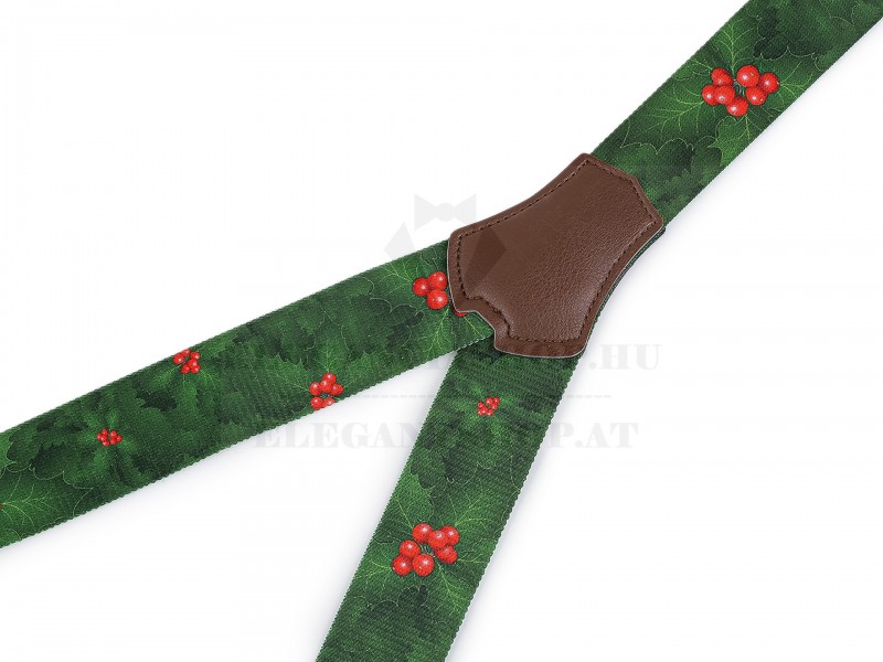 Karácsonyi nadrágtartó - Zöld Férfi nadrágtartó Karácsonyi nadrágtartó - Zöld Férfi nadrágtartó