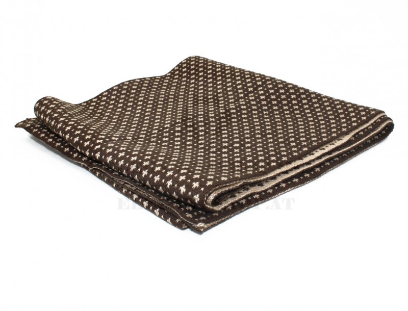   Newsmen kétoldalas kötött sál - Barna