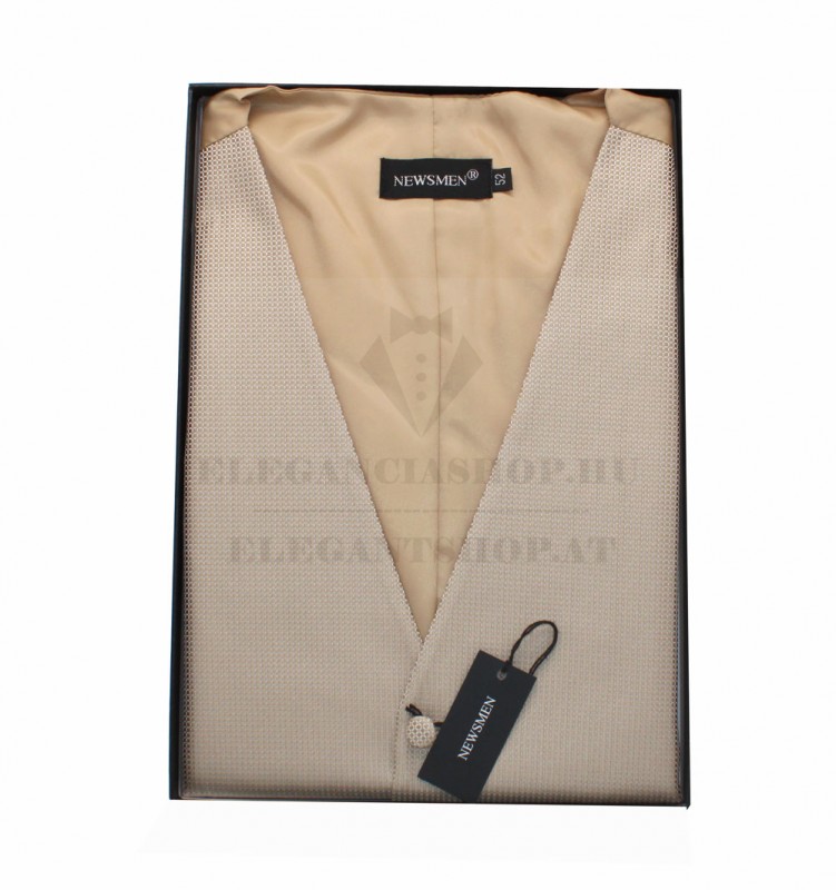        NM Alkalmi mellényszett - Aranybarna