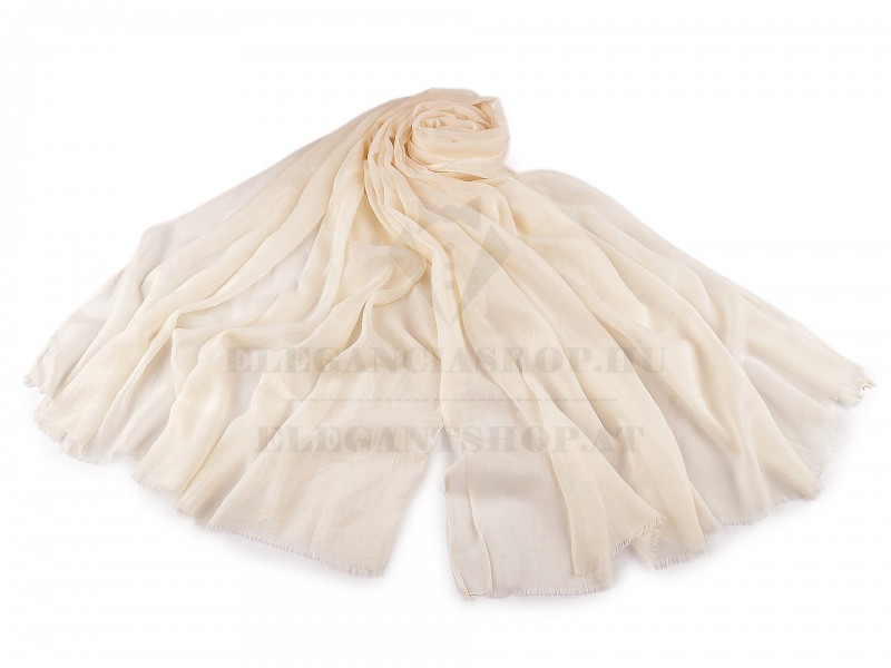              Muszlin sál - Ecru Női divatkendő és sál