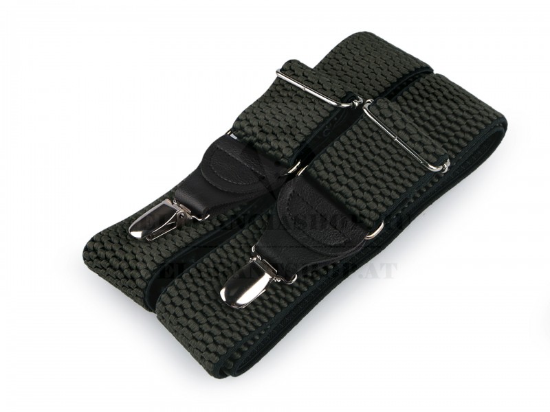 Nadrágtartó eko bőr - Sötétzölc Férfi nadrágtartó Nadrágtartó eko bőr - Sötétzölc Férfi nadrágtartó