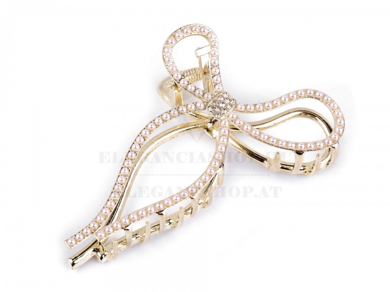             Fém hajcsatt strasszal Ékszer, hajdísz