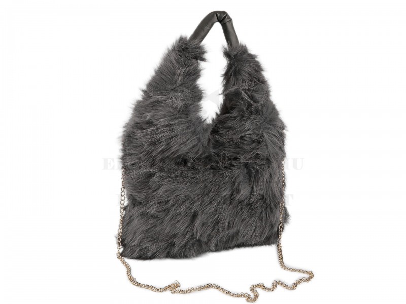 Műszörme kézitáska - 30 x 25 cm