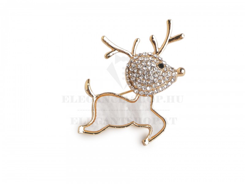 Bross csiszolt kövekkel - Rénszarvas Kitűzők, Brossok Bross csiszolt kövekkel - Rénszarvas Kitűzők, Brossok