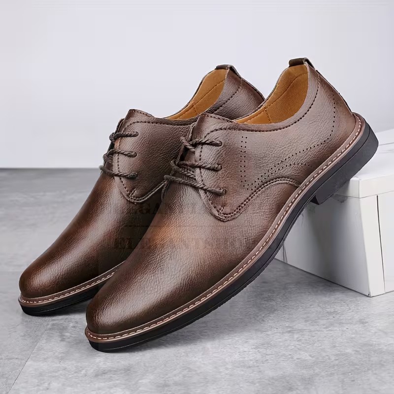                            Marhabőr férfi cipő - Barna Férfi cipő