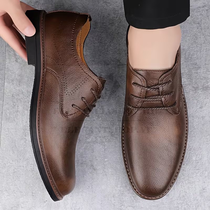                            Marhabőr férfi cipő - Barna Férfi cipő