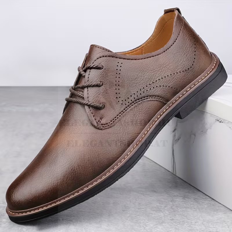                            Marhabőr férfi cipő - Barna Férfi cipő