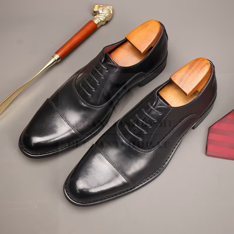                            Marhabőr férfi cipő - Fekete Férfi cipő