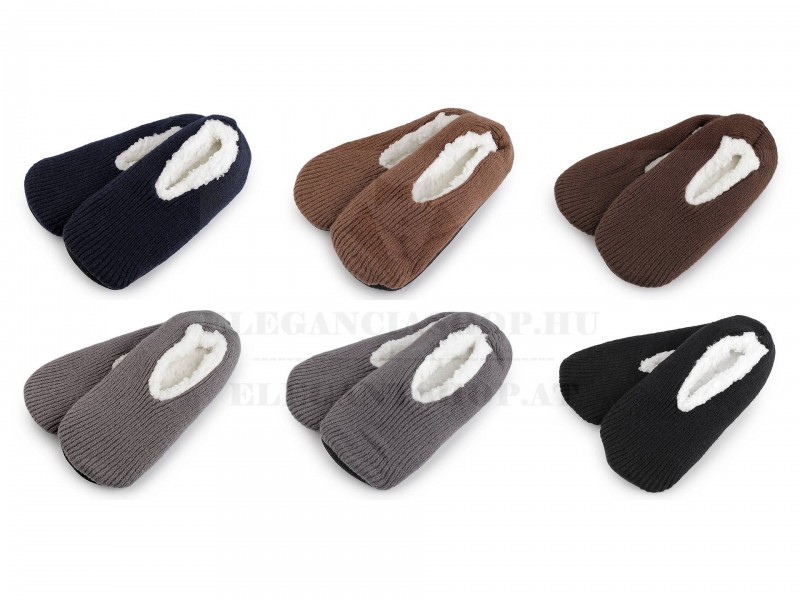 Meleg téli otthoni férfi papucs csúszásgátlóval Férfi zokni, fehérnemű Meleg téli otthoni férfi papucs csúszásgátlóval Férfi zokni, fehérnemű