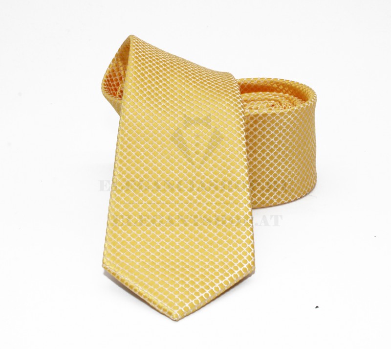                    NM slim szövött nyakkendő - Sárga aprómintás Aprómintás nyakkendő