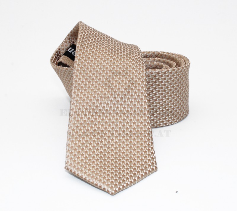 NM slim szövött nyakkendő - Drapp Aprómintás nyakkendő NM slim szövött nyakkendő - Drapp Aprómintás nyakkendő