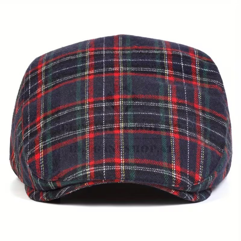                       Skótkockás golfsapka - Kék