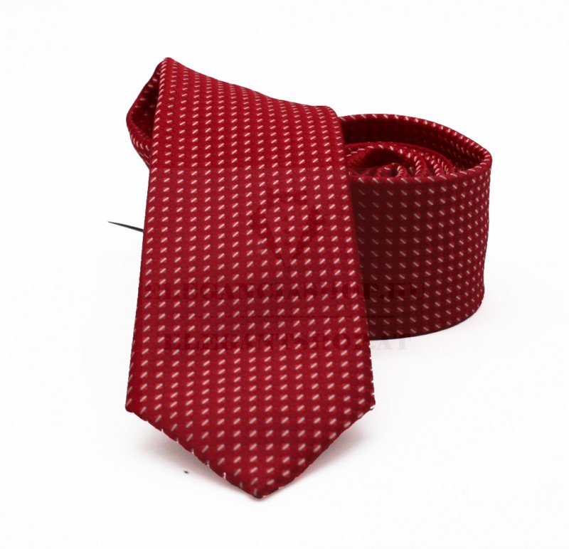 NM slim szövött nyakkendő - Piros aprópöttyös NM slim szövött nyakkendő - Piros aprópöttyös