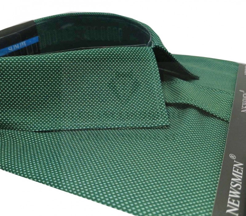 NM h.u slim elasztikus ing - Zöld aprómintás Slim, Smart fazon NM h.u slim elasztikus ing - Zöld aprómintás Slim, Smart fazon