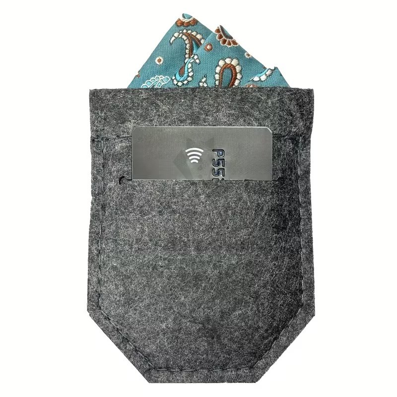                          Díszzsebkendő tartó bankkártyatartóval