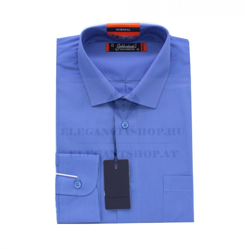 Goldenland hosszúujjú ing - Azúrkék Normál fazon Goldenland hosszúujjú ing - Azúrkék Normál fazon