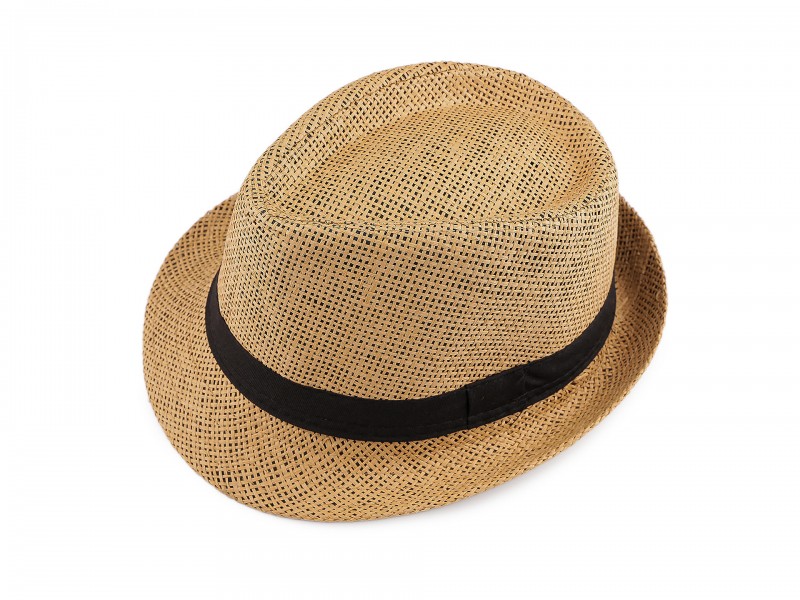 Unisex nyári szalmakalap - Barna Női sapka,kesztyű,sál Unisex nyári szalmakalap - Barna Női sapka,kesztyű,sál