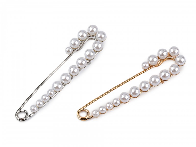                      Gyöngyös bross - 2 db Kitűzők, Brossok