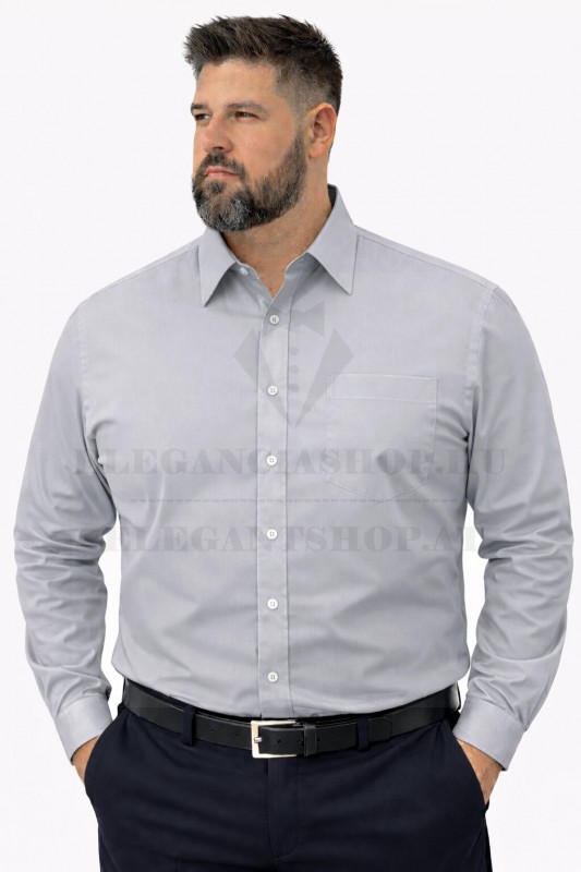 Goldenland extra hosszúujjú ing - Szürke Extra méret