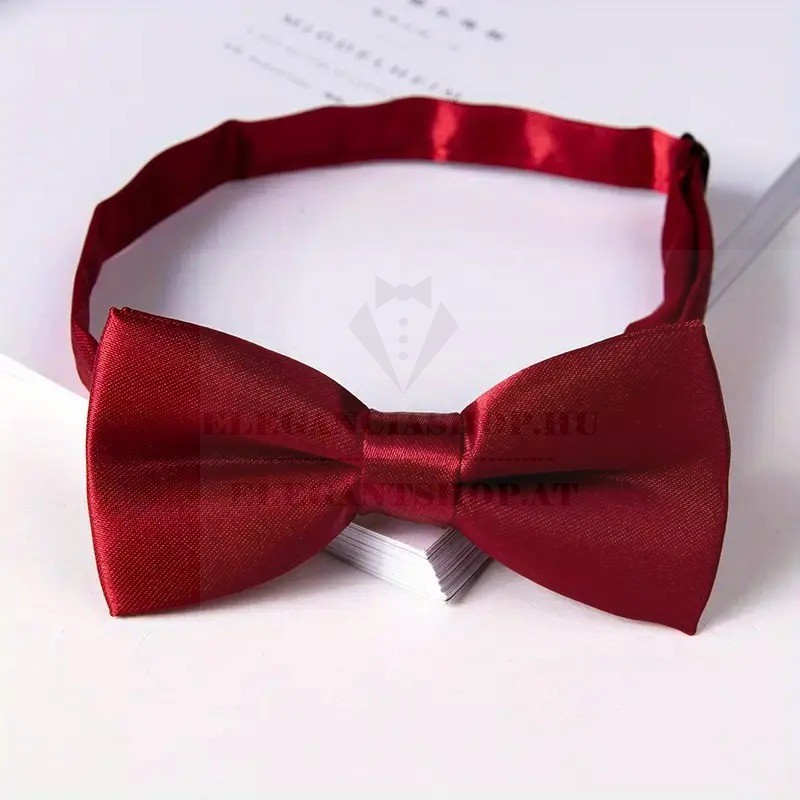 Gyerek szatén csokornyakkendő - Bordó Gyerek szatén csokornyakkendő - Bordó