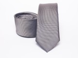 Prémium selyem slim nyakkendő - Szürke