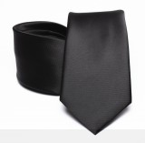Prémium szatén nyakkendő - Fekete