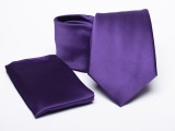    Prémium nyakkendő szett - Lila Egyszínű nyakkendő