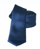                             NM slim szatén nyakkendő - Sötétkék