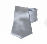         NM szatén nyakkendő - Ezüst