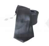            NM szatén nyakkendő - Sötétszürke