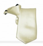   NM Állítható szatén gyerek/női nyakkendő - Világosarany Gyerek nyakkendők
