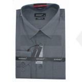             Newsmen h.u normál ing - Grafiszürke Normál fazon