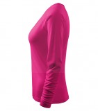 Női hosszúujjú elasztikus póló - Pink