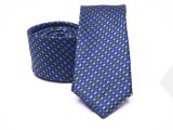 Prémium slim nyakkendő - Kék csíkos